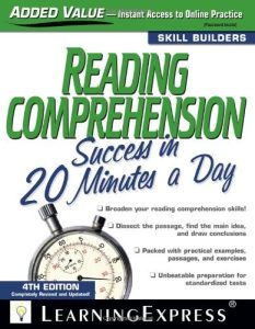 Reading Comprehension Success in 20 Minutes a Day, 4th Edition (Skill Builders)